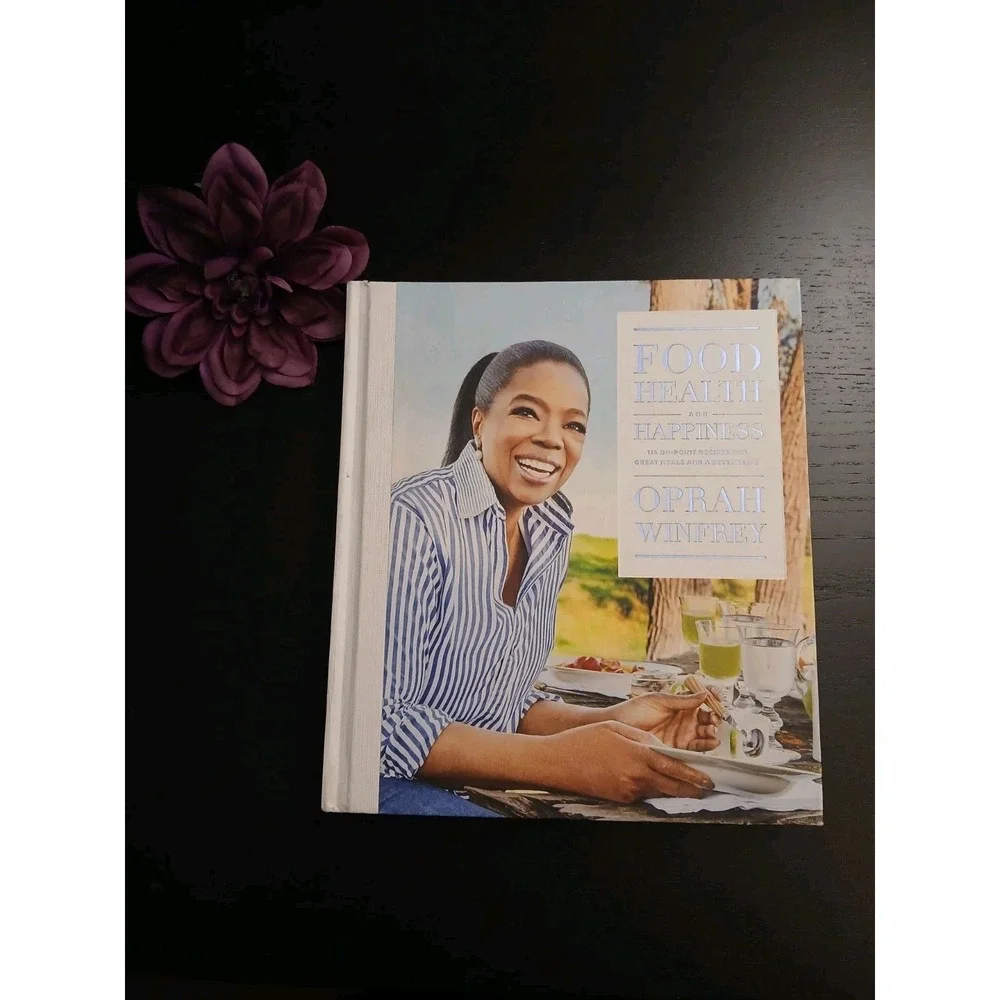 Food,‎ Health, and Happiness: 115 Pg, hardcover, Oprah Winfrey Cook Book #B59